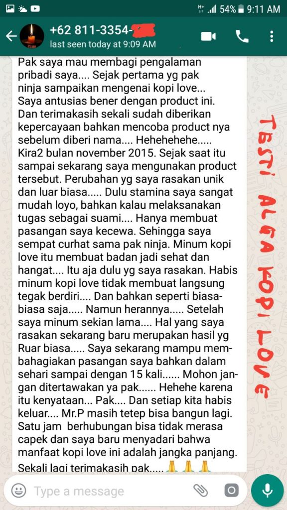 TESTIMONI KOPI LOVE KOLAGEN